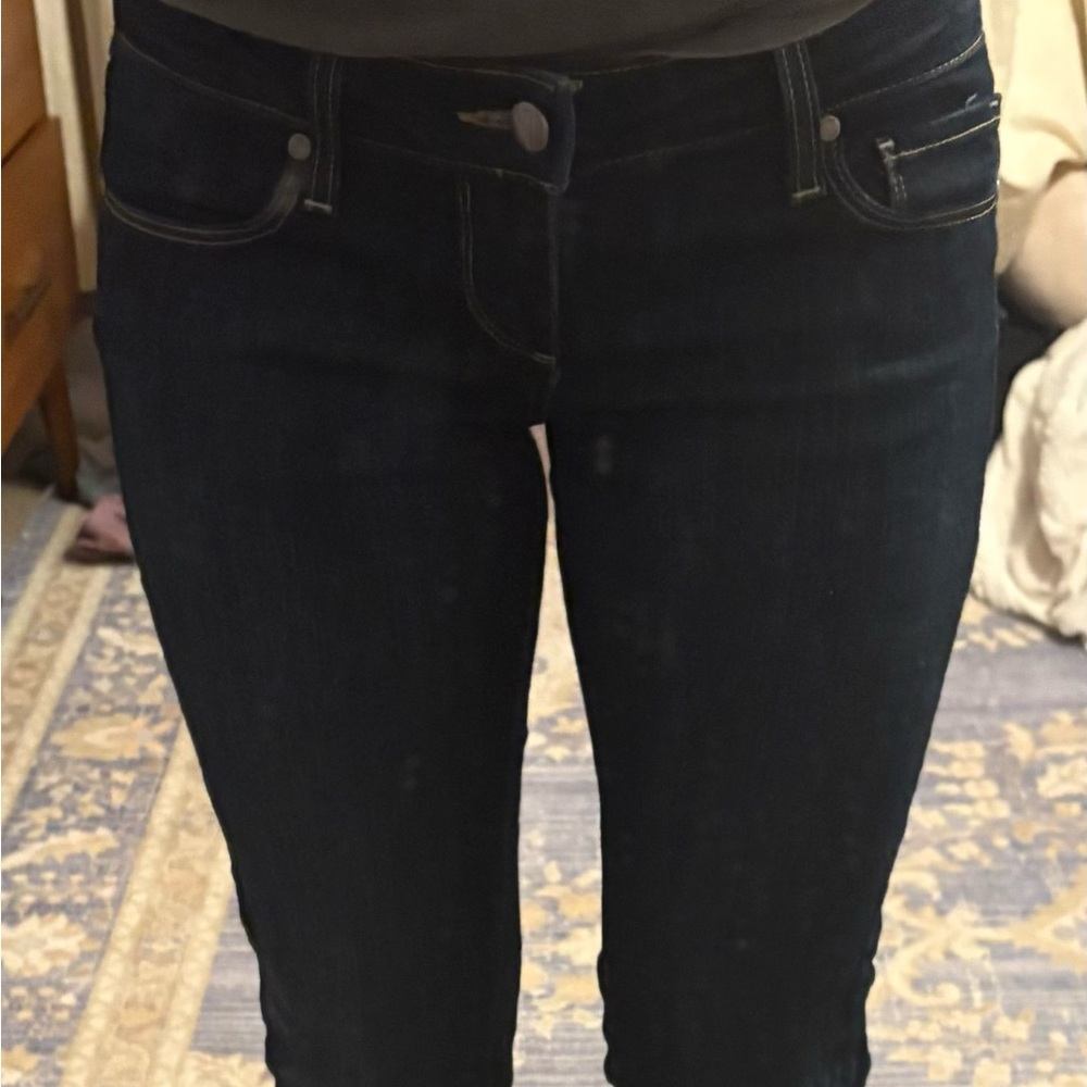 PAIGE Dark Navy Women's Flare Jeans